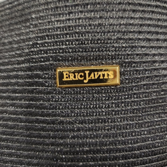 ERIC JAVITS TOTE BAG. RAFFIA BAG, STRAW BAG EUC - Picture 4 of 12